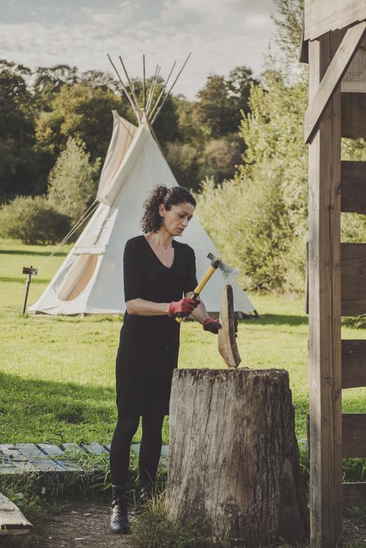 Les Tipis du Bonheur de Vivre Hotel Brûlon Eksteriør billede